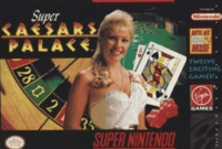 Super Caesar's Palace Super Nintendo US box art